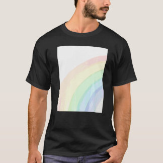 Camiseta Arco-íris Colorido Fofo