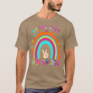 Camiseta Arco-Íris Da 5 Da Paz No Último Dia Da Escola