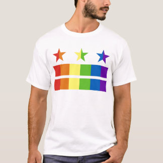 Camiseta Arco-íris da bandeira da C.C.