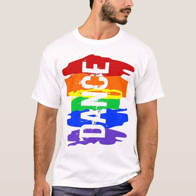CAMISETA ARCO-ÍRIS DA DANÇA (Frente)