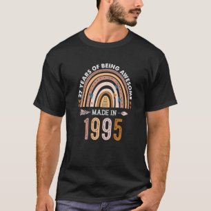 Camiseta Arco-Íris De 27 Anos Feito Em 1995, 27º Anivers