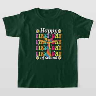 Camiseta Arco-íris de Aplausos para o Primeiro Dia!