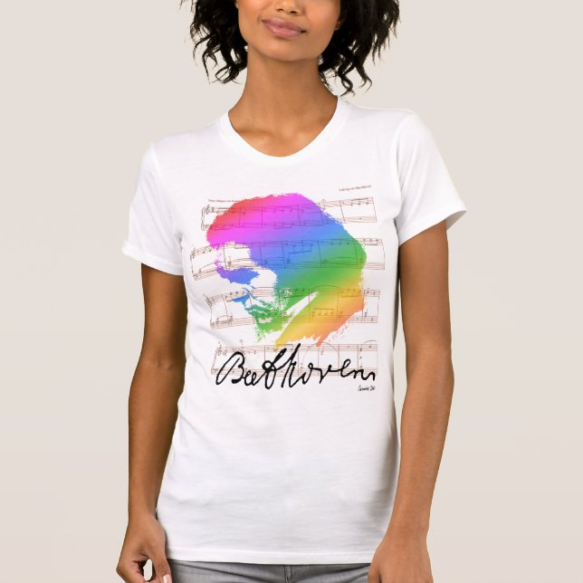 CAMISETA ARCO-ÍRIS DE BEETHOVEN (Frente)