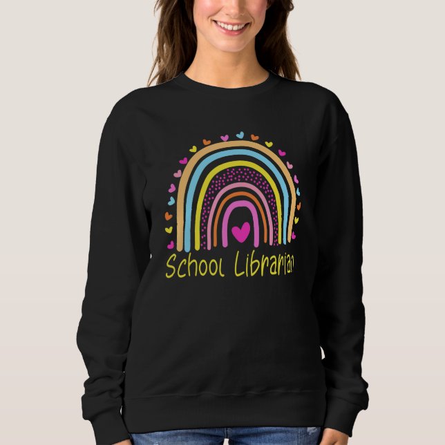 Camiseta Arco-Íris de Bibliotecas Escolares (Frente)