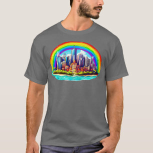 Camiseta Arco-íris de Chicago