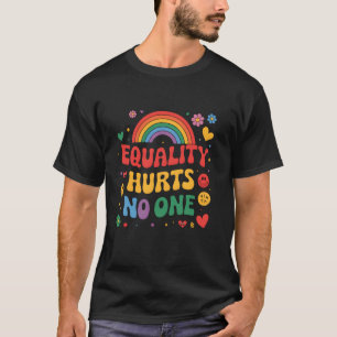 Camiseta Arco-íris de Direitos Iguais LGBT Orgulho - Gay Al