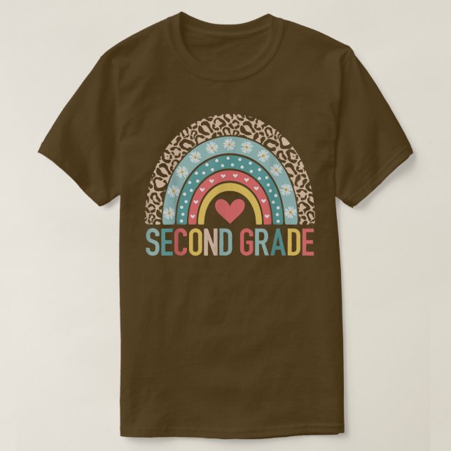 Camiseta Arco-Íris De Segundo Grau Volta À Praça segundo (Frente do Design)