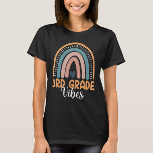 Camiseta Arco-Íris De Terceiro Grau Volta À Escola De 3º Gr