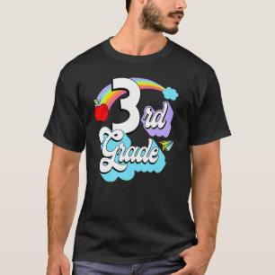Camiseta Arco-Íris Do 3º Grau De Volta Ao Ensino De Terceir