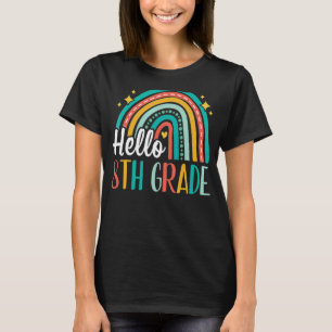 Camiseta Arco-Íris do 8º ano para Professores Raparigas Cri