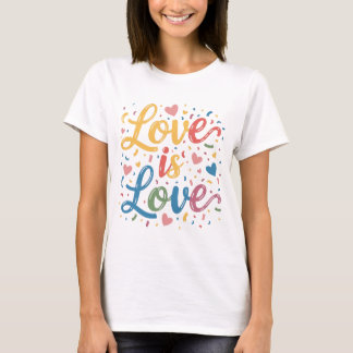 Camiseta "Arco-Íris do Amor"