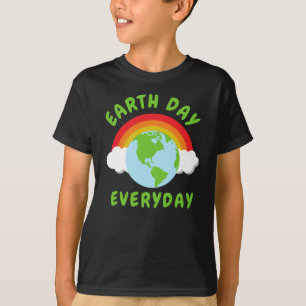Camiseta Arco-Íris do Dia da Terra