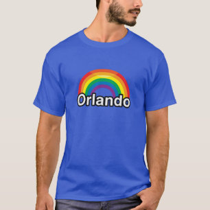 CAMISETA ARCO-ÍRIS DO ORGULHO DE ORLANDO LGBT - .PNG