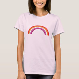 Camiseta Arco-íris do Orgulho Lésbico