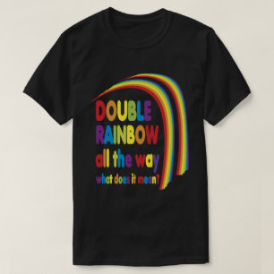 Camiseta Arco-íris dobro