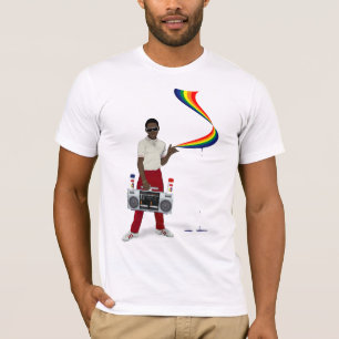 Camiseta Arco-íris dos grafites