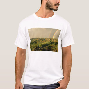Camiseta Arco-íris duplo sobre Canyon Pintado em Theodore