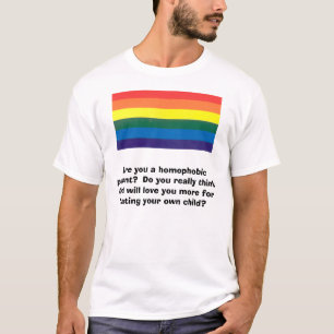 Camiseta arco-íris, é você um pai homofóbico? Faça-o