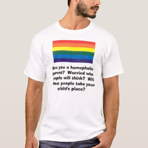 Camiseta arco-íris, é você um pai homofóbico? Preocupa