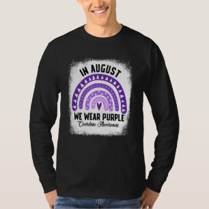 Camiseta Arco-Íris Em Agosto Vestimos Awarenes De Sobredosa