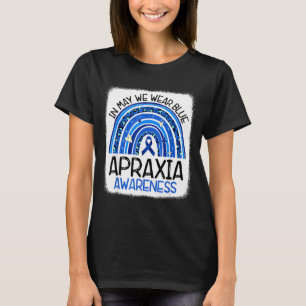 Camiseta Arco-íris em maio usamos fita Mês de conscientizaç