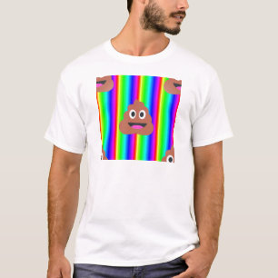 Camiseta arco-íris emoji