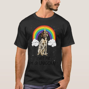 Camiseta Arco-íris English Setter Confie Em Mim Sou Um Cão