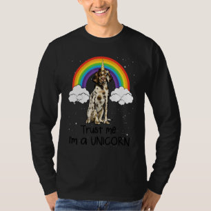 Camiseta Arco-íris English Setter Confie Em Mim Sou Um Cão 