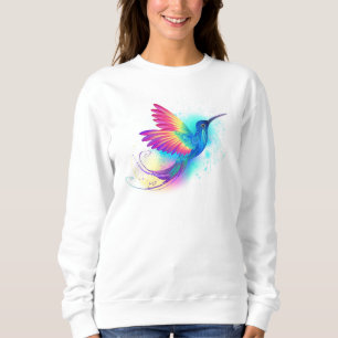 Camiseta Arco-Íris Exótico Hummingbird