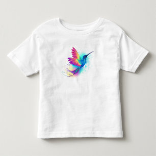 Camiseta Arco-Íris Exótico Hummingbird