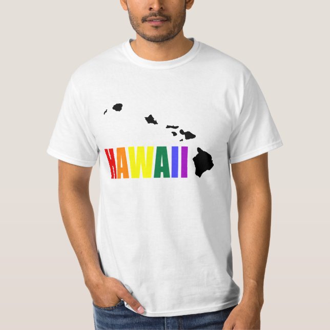 Camiseta Arco-Íris Havaiano 2 (Frente)