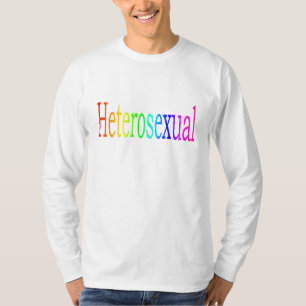 Camiseta Arco-íris heterossexual