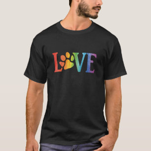 Camiseta Arco-íris L-pw-VE