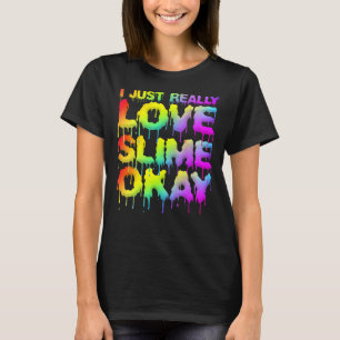 Camiseta Arco-Íris Lama Eu Amo Verdadeiramente Lama Ok Topo