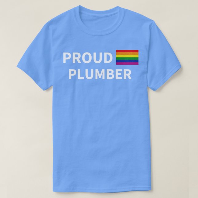 Camiseta Arco-Íris LGBT Orgulhoso (Frente do Design)