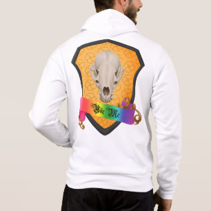 Camiseta Arco-Íris me morde crânio de texugo