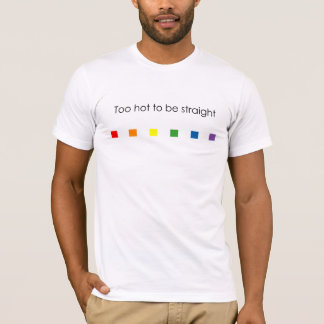 Camiseta Arco-íris Muito Quente - Roupas Leves