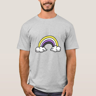 Camiseta Arco-Íris Não-Binário Cinto