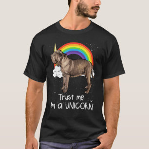 Camiseta Arco-íris Neapolitan Mastiff Confie Em Mim Sou Um