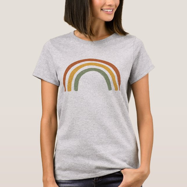 Camiseta Arco-íris Neutro Unisex (Frente)