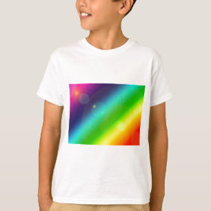 Camiseta arco-íris ombre