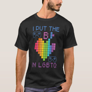 Camiseta Arco-Íris Orgulho gay Sinalizador Coração I Coloco