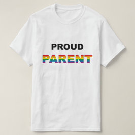 Camiseta Arco-íris orgulhoso LGBT do pai