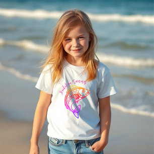 Camiseta Arco-Íris Peixe viciado no Verão