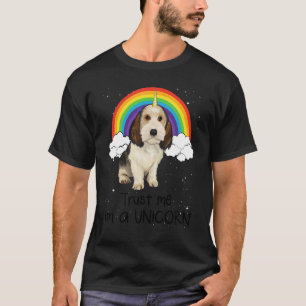 Camiseta Arco-íris Petit Basset Griffon Vendeen Confie Em M