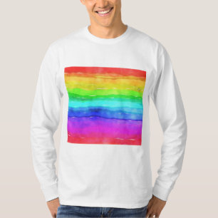 Camiseta Arco-Íris Pintado