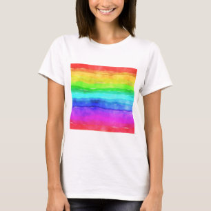 Camiseta Arco-Íris Pintado