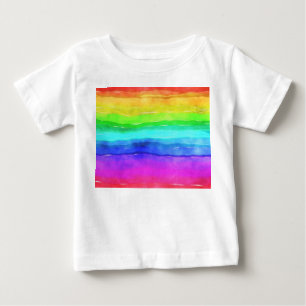 Camiseta Arco-Íris Pintado