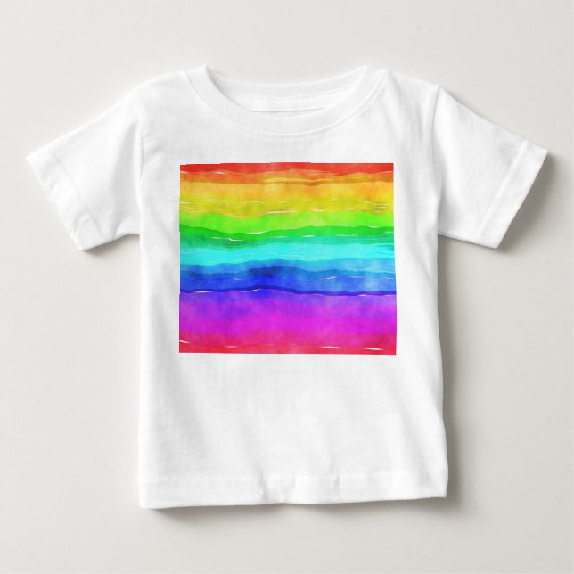 Camiseta Arco-Íris Pintado (Frente)