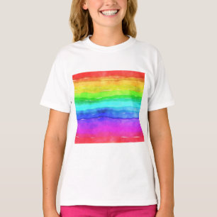 Camiseta Arco-Íris Pintado
